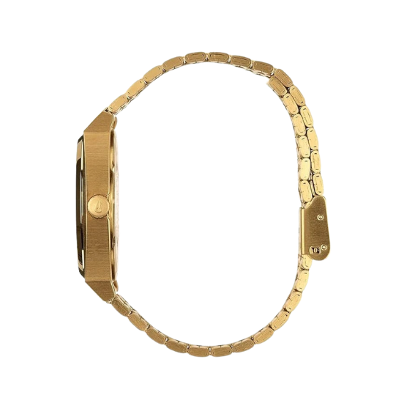 Nixon Time Teller All Gold 37mm Minimalist Wrist Watch A045-511