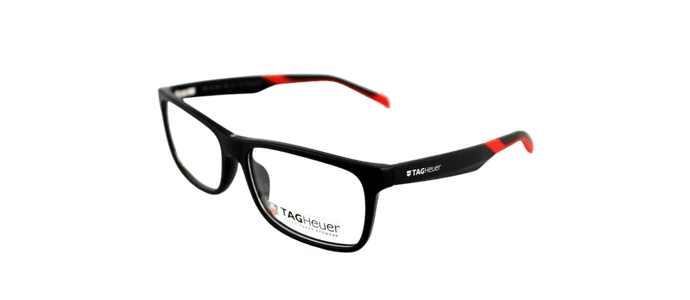 TAG Heuer Unisex Eyeglasses TH 0551 005 57mm