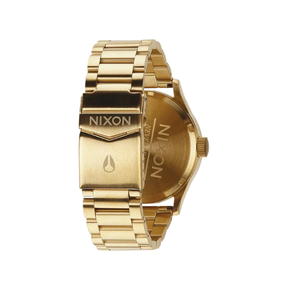 Nixon Sentry SS All Gold & Black Dial 42mm Mens Wrist Watch A356-510