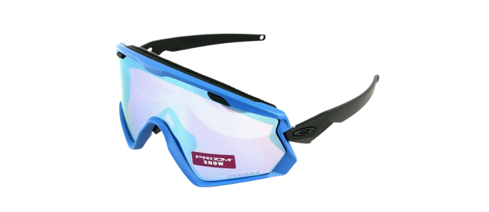 NEW OAKLEY WIND JACKET 2.0 Blue PRIZM Snow Sapphire Iridium Sunglasses OO7072 07