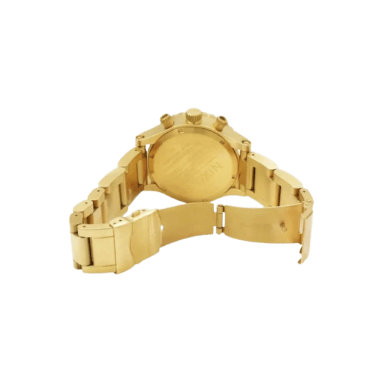 Nixon 42-20 Chrono All-Gold Champagne Dial Men's Watch A037-502