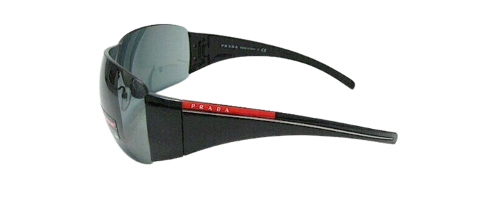 PRADA Sport Black Shield Wrap Sunglasses SPS 02L PS 02LS 1AB1A1