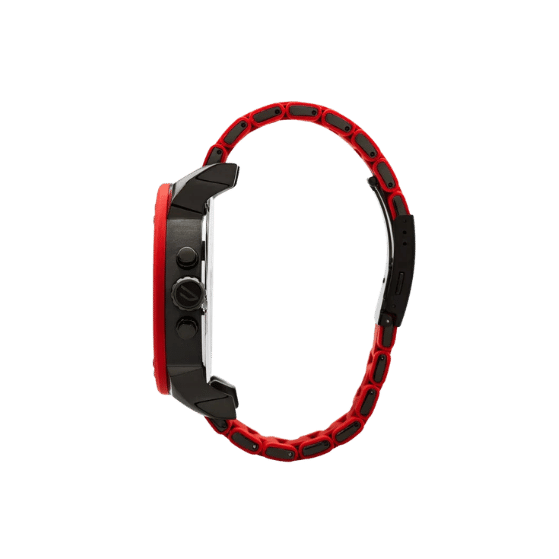 Diesel Red Gunmetal Men's Watch DZ7370