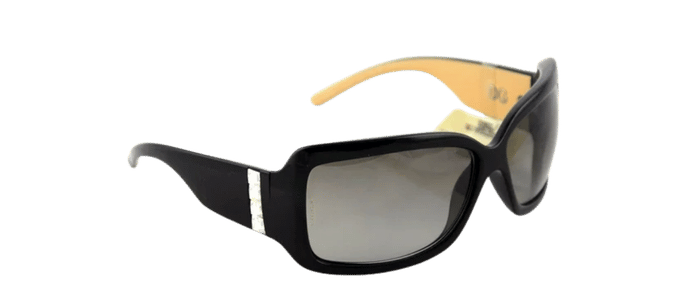 RARE New Genuine Dolce & Gabbana Black Grey Crystal Sunglasses DG 6042-B 808/8G