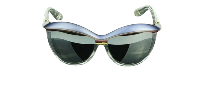 RARE NEW Genuine Christian DIOR Demoiselle 2 Blue Pink Crystal Sunglasses EXG 3R