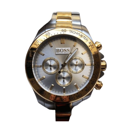 Hugo Boss Ikon 46mm Gold Mens Watch 1512960