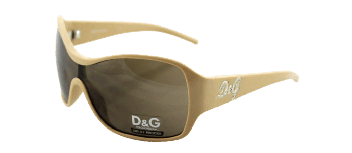 RARE NEW Authentic D&G Dolce & Gabbana Beige Crystal Sunglasses DG 8035-B 791/73