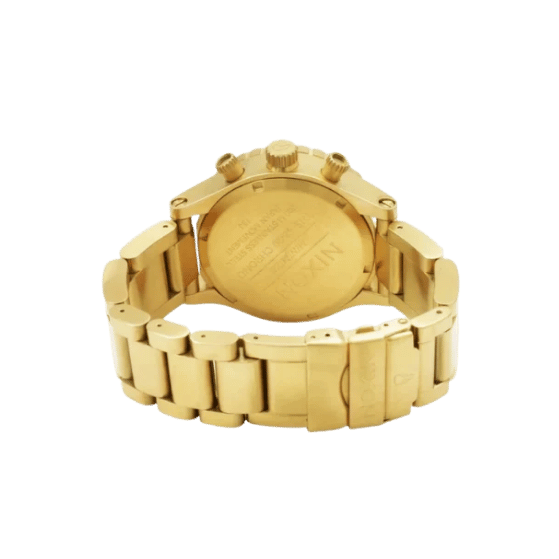Nixon 42-20 Chrono All-Gold Champagne Dial Men's Watch A037-502