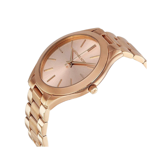 Michael Kors Slim Runway Rose Gold Tone Women's Watch MK3197