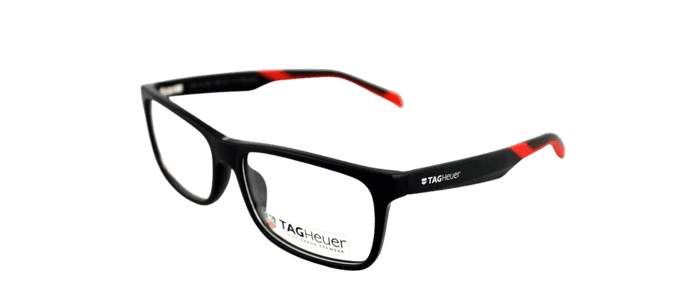 TAG Heuer Unisex Eyeglasses TH 0551 005 57mm