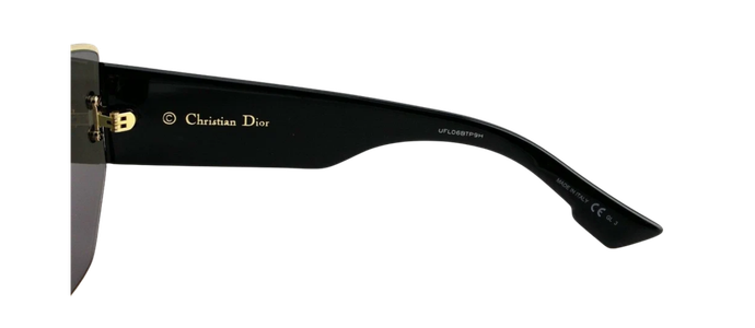 NEW Genuine CHRISTIAN DIOR ADDICT 1 Gold Black Shield Mirror Sunglasses RHL 0T