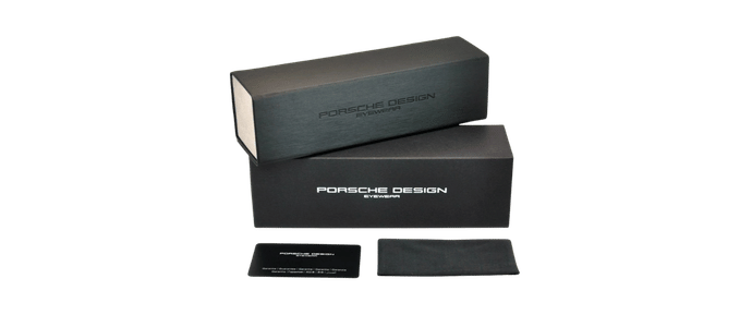 NEW Authentic PORSCHE DESIGN Silver Titanium Aviator Sunglasses P 8478 B 66 MM L