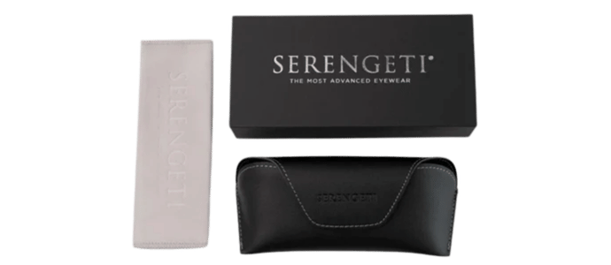 POLARIZED SERENGETI Carrara Small Drivers Gold Glass Lens Metal Sunglasses 8551