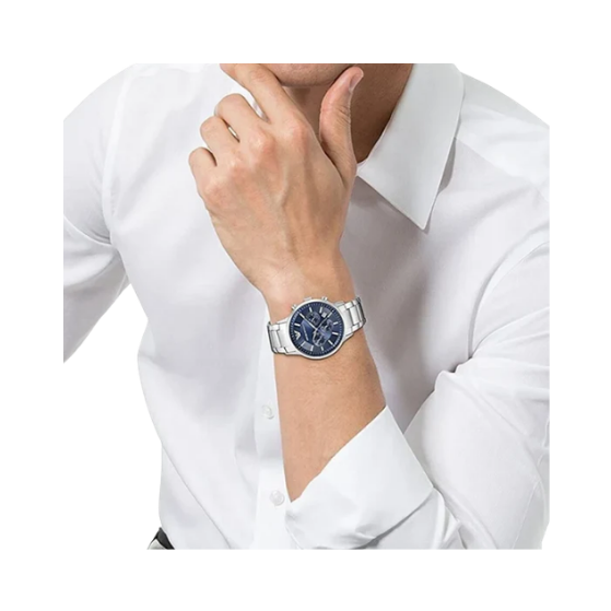EMPORIO ARMANI Chronograph 43mm Navy Blue Dial Men's Watch AR2448
