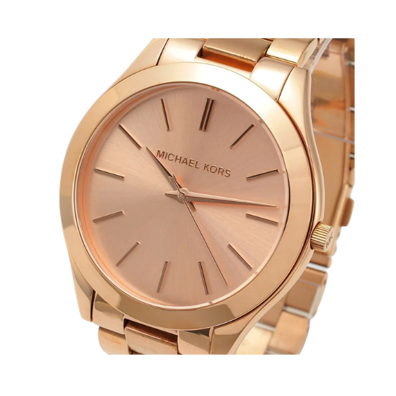Michael Kors Slim Runway Rose Gold Tone Women's Watch MK3197