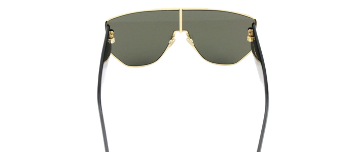 NEW Genuine CHRISTIAN DIOR ADDICT 1 Gold Black Shield Mirror Sunglasses RHL 0T