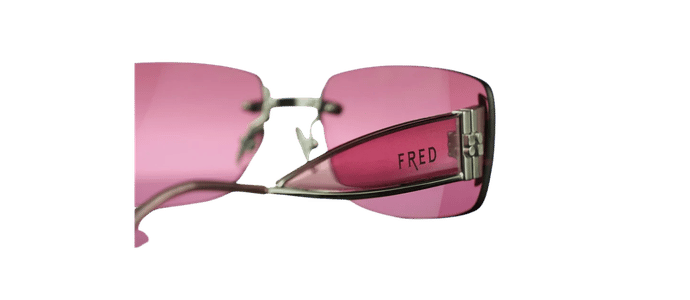 Fred Lunettes Palladium Plated Designer Marine Women's Sunglasses P F1 908