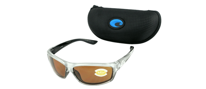 Costa Del Mar Saltbreak 580P Polarized Unisex Sunglasses BK 18 OCP