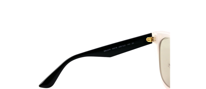 RARE NEW Genuine MIU MIU  Opal Argil Cateye Stardust Sunglasses MU 07RS UE2-5J2
