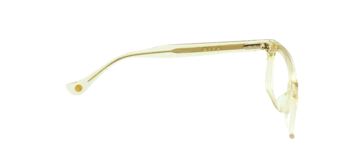 RARE Genuine DITA COURANTE White Rose Clear Full Rim Eye Glasses Frame DRX 3001