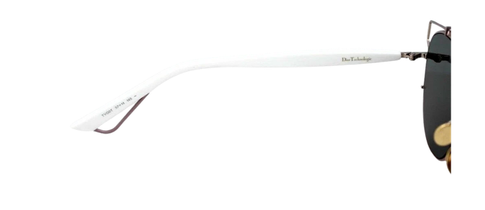 NEW Genuine Christian DIOR TECHNOLOGIC Pink White Mirror Pilot Sunglasses TVG 0T
