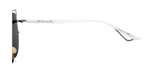 NEW Genuine Christian DIOR TECHNOLOGIC Pink White Mirror Pilot Sunglasses TVG 0T