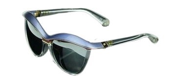 RARE NEW Genuine Christian DIOR Demoiselle 2 Blue Pink Crystal Sunglasses EXG 3R