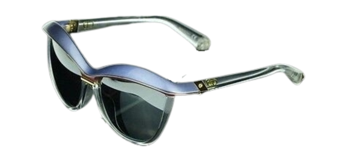 RARE NEW Genuine Christian DIOR Demoiselle 2 Blue Pink Crystal Sunglasses EXG 3R