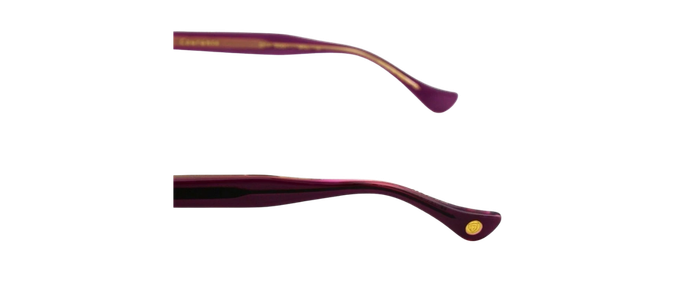RARE NEW Genuine DITA COURANTE Purple Full Rim Eye Glasses Frame DRX 3001 I