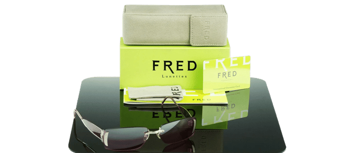 Fred Lunettes Palladium Plated Designer Marine Women's Sunglasses P F1 908