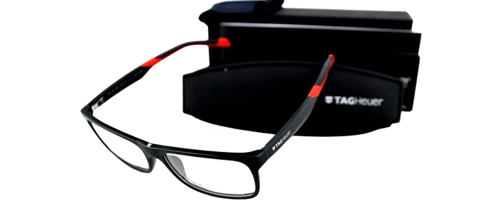 TAG Heuer Unisex Eyeglasses TH 0551 005 57mm