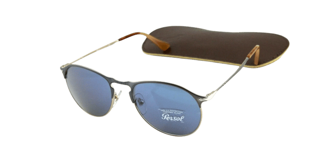 Persol Men's Tempered Glass Lens Sunglasses PO 7649-S 1071/56 53 mm