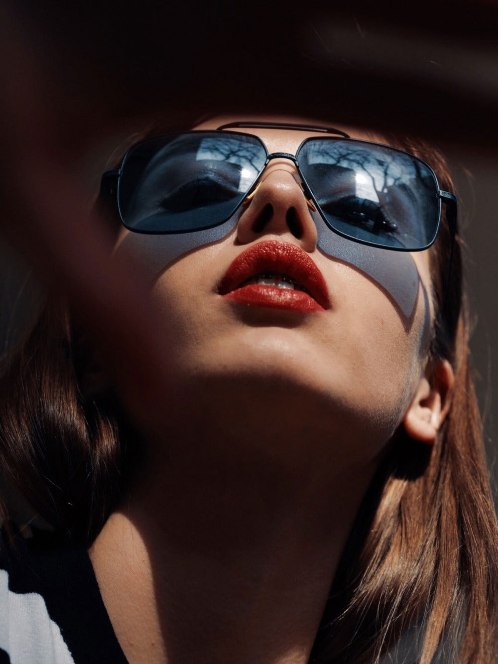 Dita Flight .005 Square Aviator Unisex Sunglasses DRX 7805 E