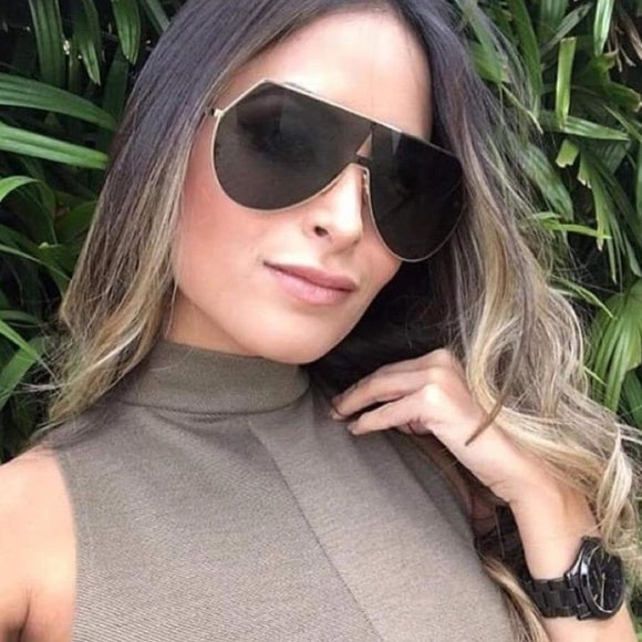 Fendi Eyeline Womens Aviator Sunglasses FF 0193S DDB IR