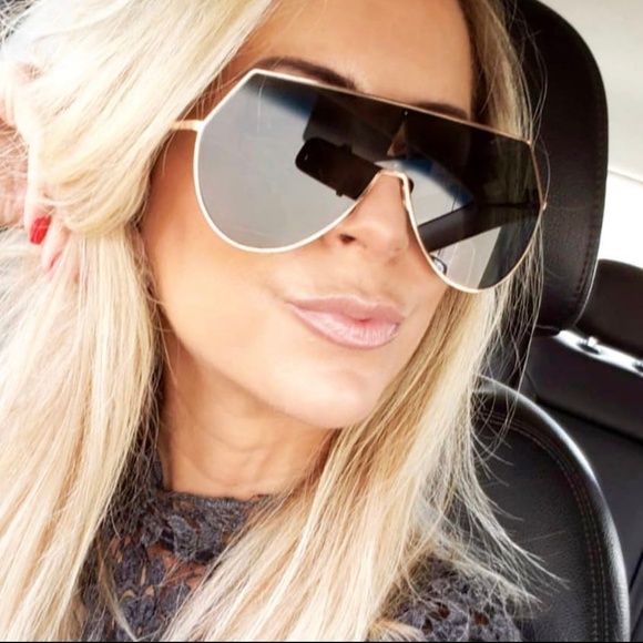 Fendi Eyeline Womens Aviator Sunglasses FF 0193S DDB IR