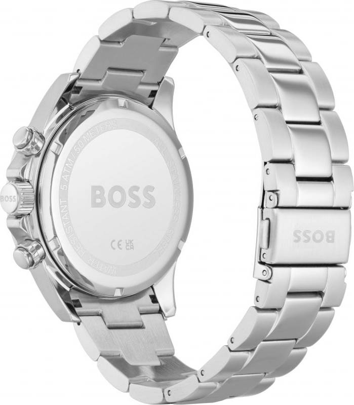 HUGO BOSS Hero Chronograph 45mm Blue Dial Steel Men's Watch HB 1513755