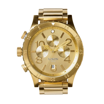Nixon 48-20 Chrono All Gold Dial Men's Designer Watch A486-502