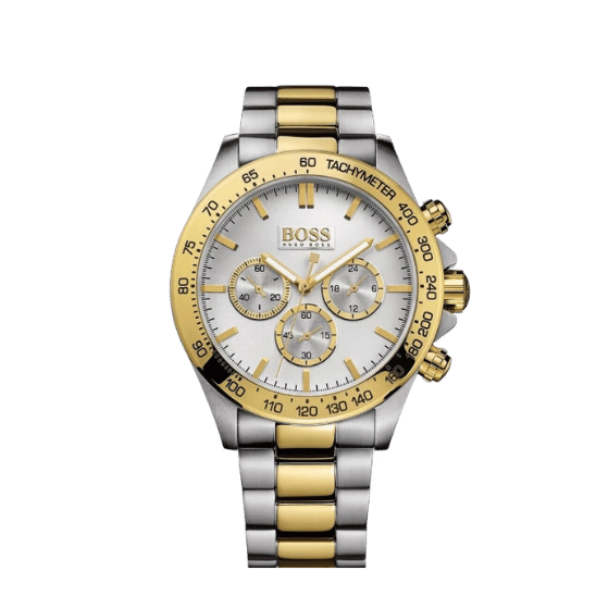 Hugo Boss Ikon 46mm Gold Mens Watch 1512960