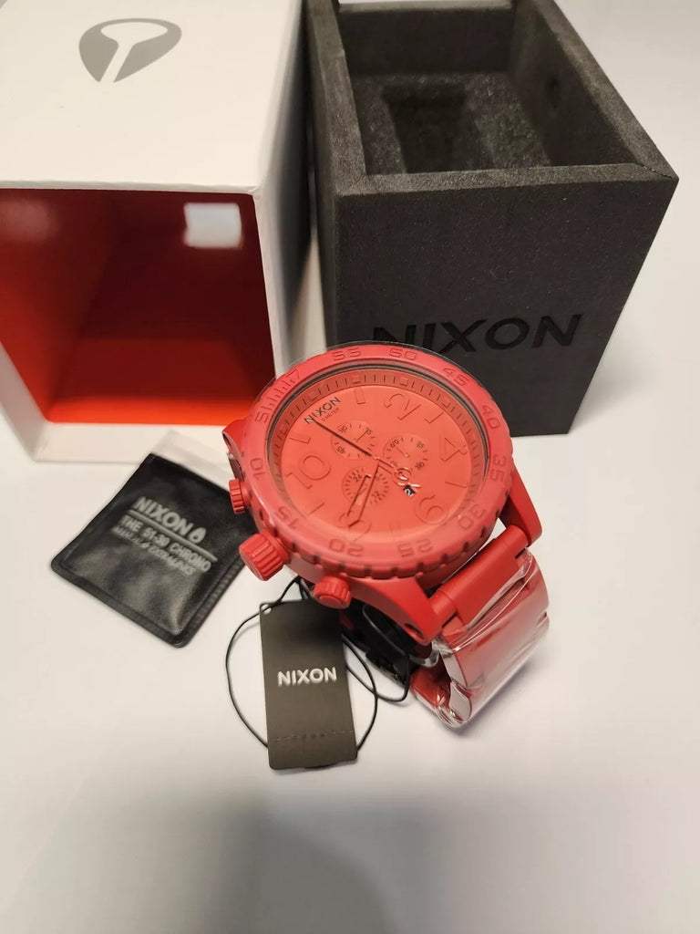 NIXON 51-30 Chrono All Red Men's Watch A083-191-00