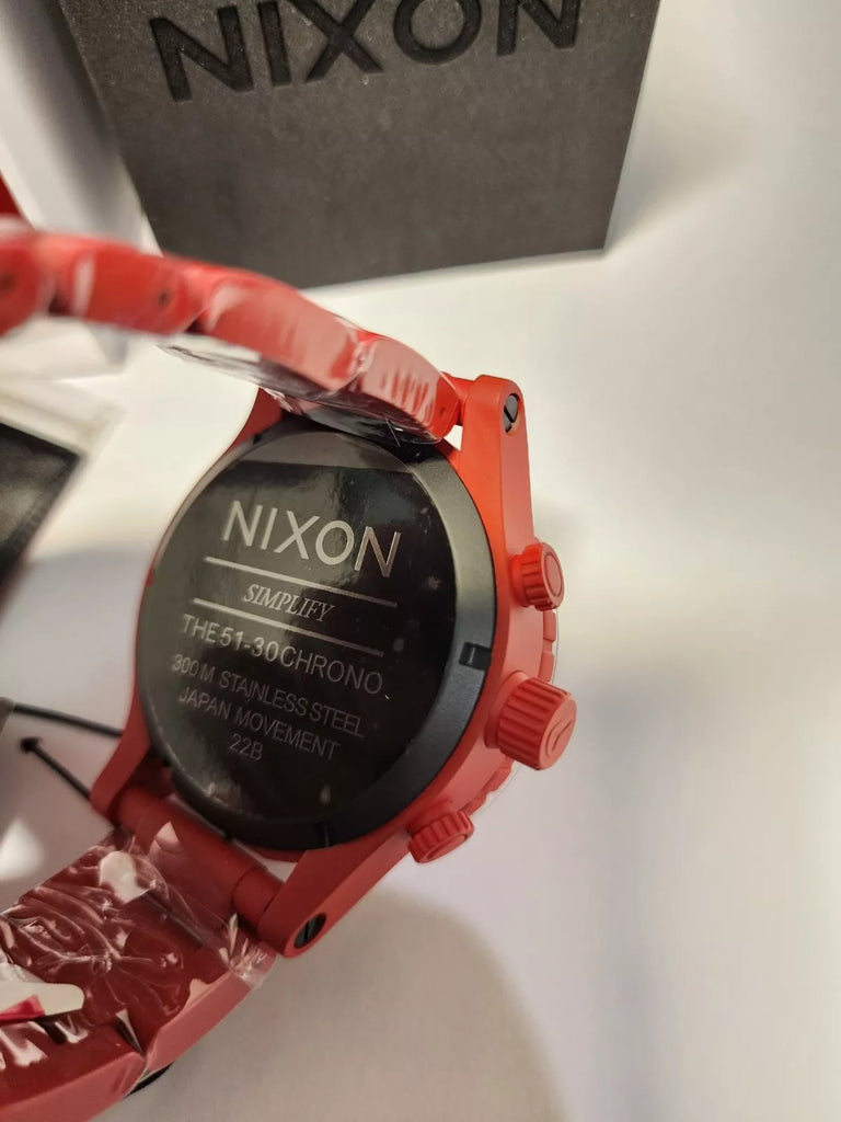 NIXON 51-30 Chrono All Red Men's Watch A083-191-00