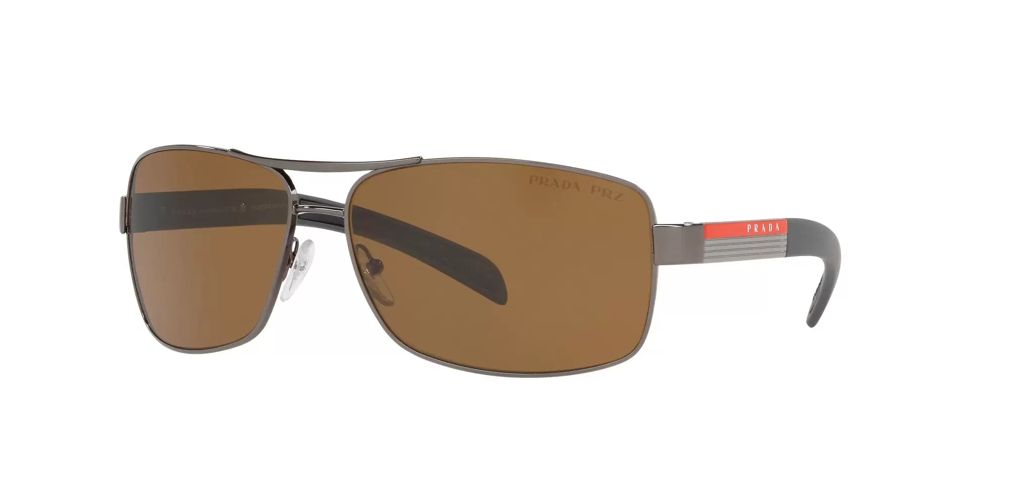 Prada Linea Rossa PS 54IS Brown Polarized Lens Sunglasses SPS 54I 5AV-5Y1 541 S