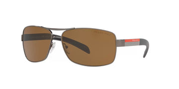 Prada Linea Rossa PS 54IS Brown Polarized Lens Sunglasses SPS 54I 5AV-5Y1 541 S