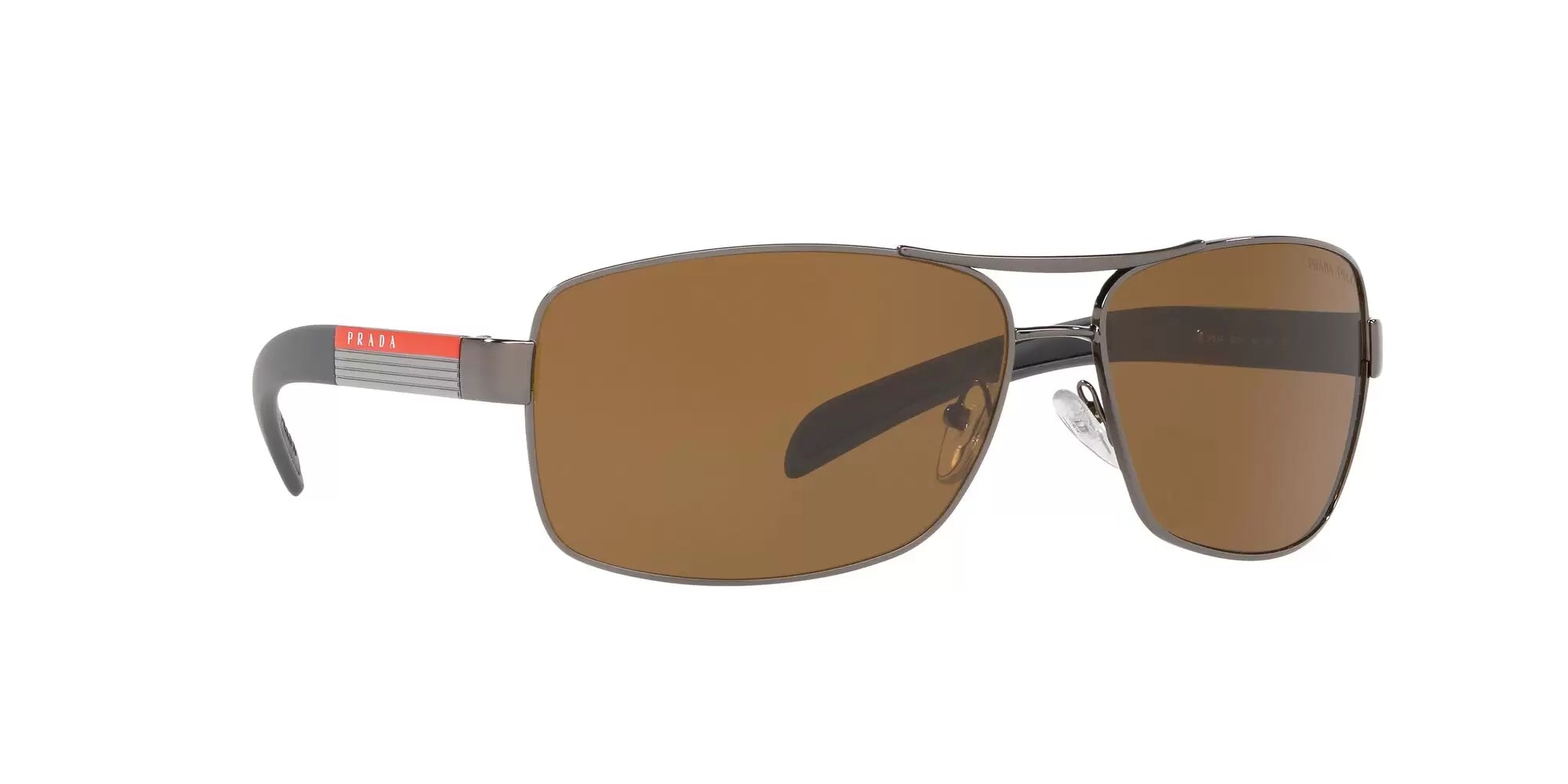 Prada Linea Rossa PS 54IS Brown Polarized Lens Sunglasses SPS 54I 5AV-5Y1 541 S