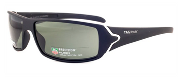 TAG Heuer RACER Polarized Lens Matte Black Green Wrap Sunglasses TH9205