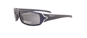 TAG Heuer RACER Polarized Grey Lens Matte Grey Wrap Sunglasses TH9205