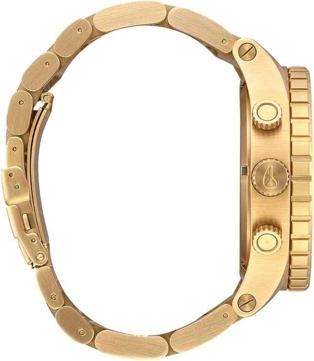 Nixon 51-30 Chrono Gold & Black Stainless Steel Men Watch A083-510