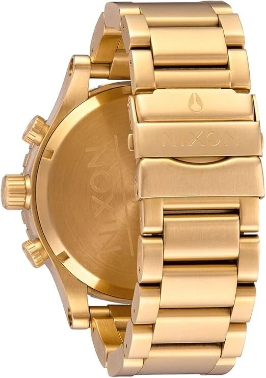 Nixon 51-30 Chrono Gold & Black Stainless Steel Men Watch A083-510
