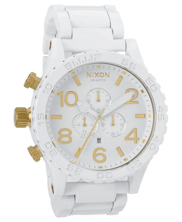 Nixon 51-30 Chrono White Gold 51mm Men's Watch A083-1035