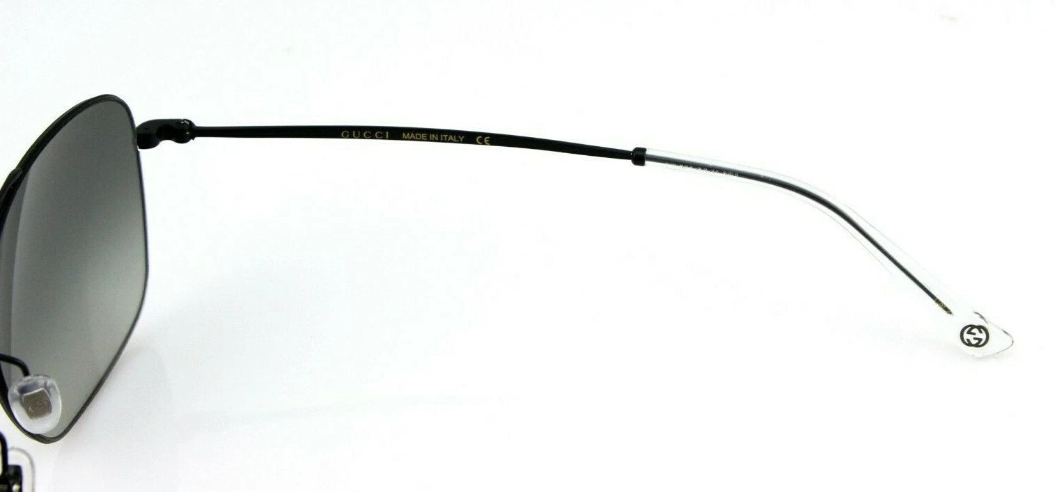RARE NEW Genuine GUCCI Matte Black Lightweight Metal Sunglasses GG 0503S 005