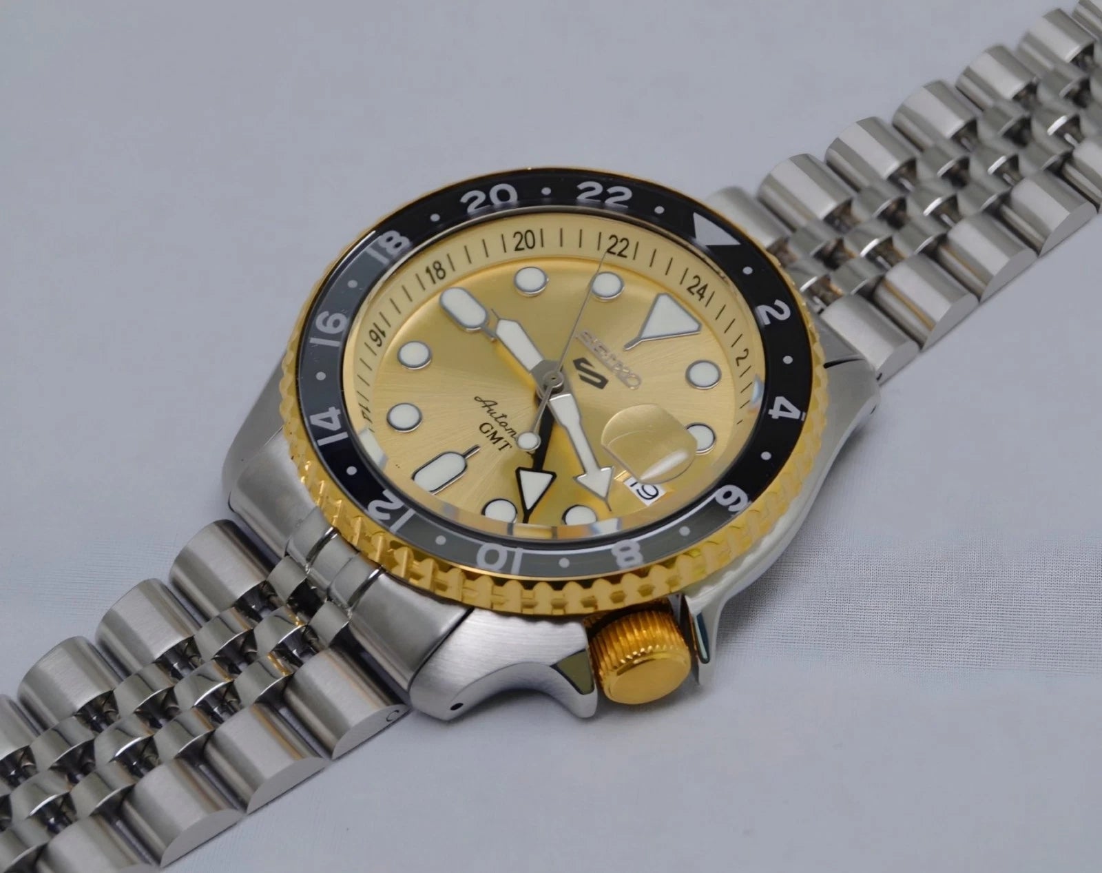 Seiko 5 Sports 70th Anniversary Limited Edition GMT Mens Watch SSK044K1